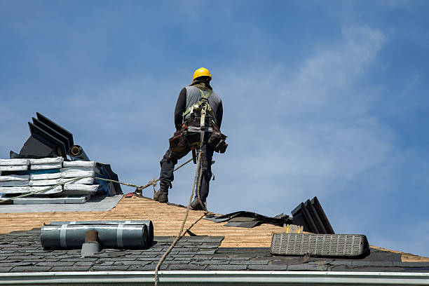 Professional Roof Replacement technician working in Piermont, NH